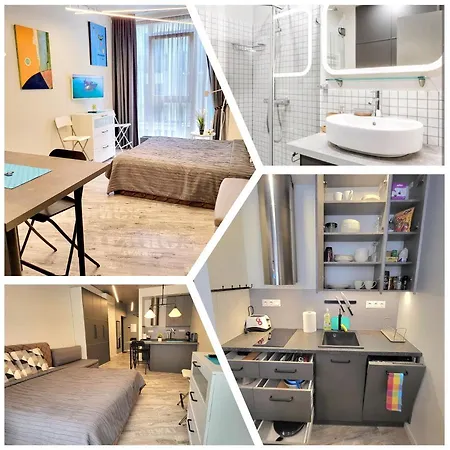 Apartment Happy Laime Studio, Self Check-in-24-7, A-c, Parking-in-the-underground-garage *