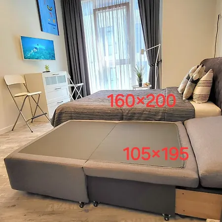 Appartement Happy Laime Studio, Self Check-in-24-7, A-c, Parking-in-the-underground-garage