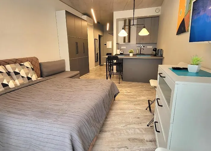 Happy Laime Studio, Self Check-in-24-7, A-c, Parking-in-the-underground-garage * Vilnius