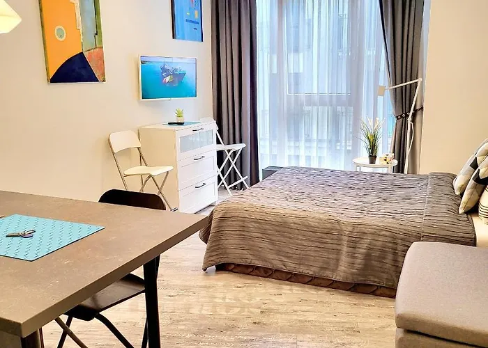 Happy Laime Studio, Self Check-in-24-7, A-c, Parking-in-the-underground-garage