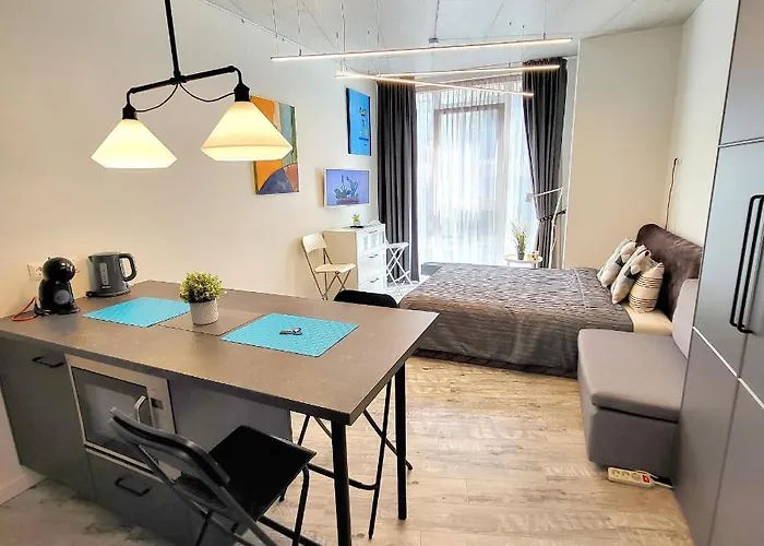 Happy Laime Studio, Self Check-in-24-7, A-c, Parking-in-the-underground-garage *